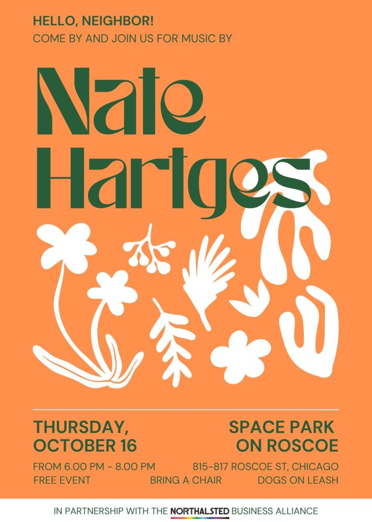Nick Hartges Space Park Music Flyer