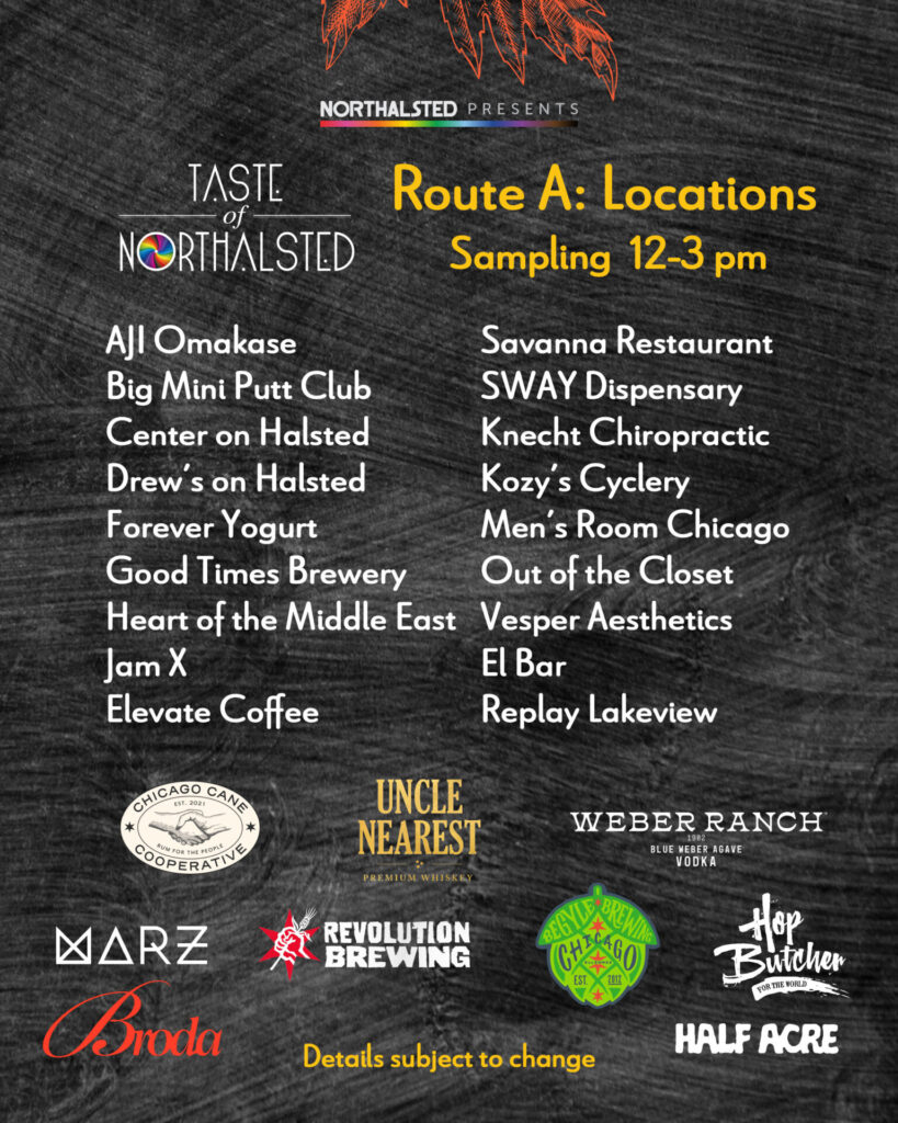 TON26 Fall Taste of Northalsted MISC 0917 Route A
